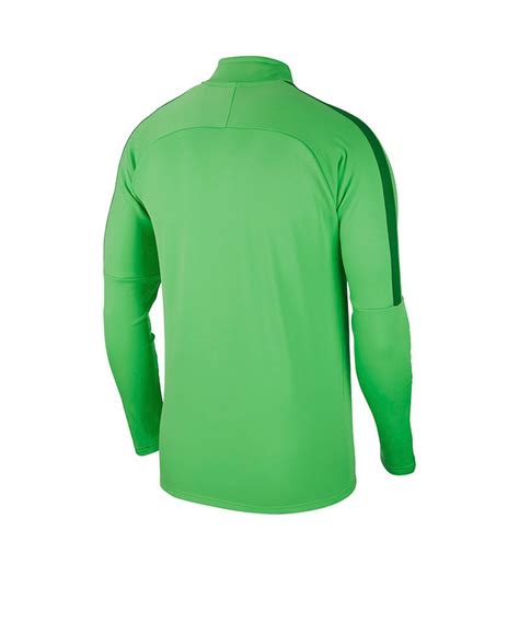 nike academy 18 kinder drill langarm top green spark-weiß|Nike Therma.